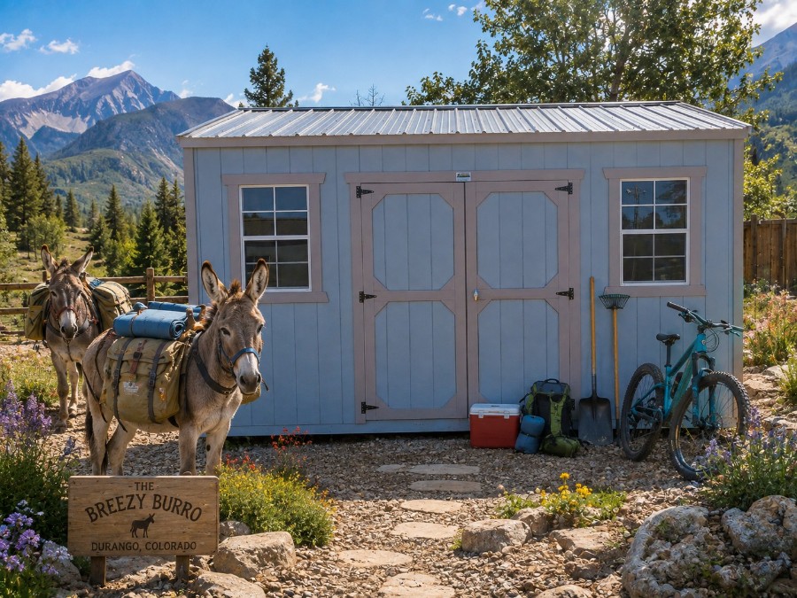 "The Breezy Burrow" 10x16 Utility Shed